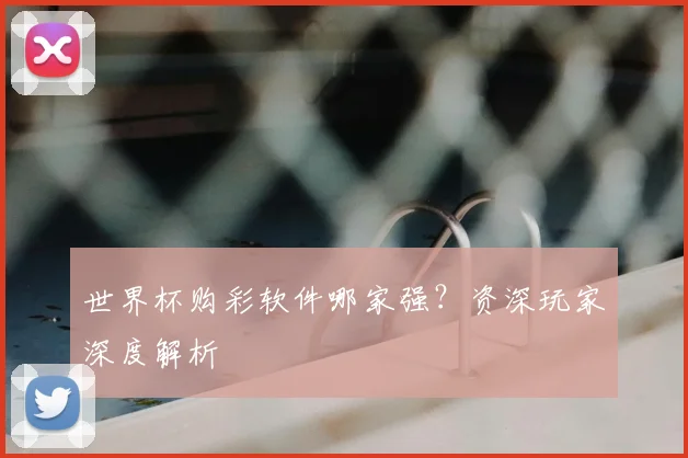 世界杯购彩软件哪家强？资深玩家深度解析